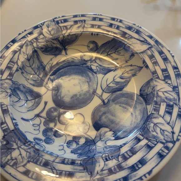 Pier 1 Imports Cream Ceramic Plate - Picture 5 of 6